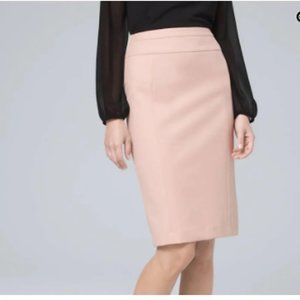 Brand new WHBM light pink stretch pencil skirt